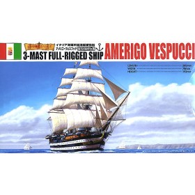 Amerigo Vespucci, 3-Mastad fullriggare, byggsats skala 1:350