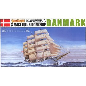 Danmark, 3-Mastad fullriggare, byggsats skala 1:350