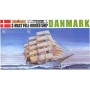 Danmark, 3-Mast Full-rigged ship, model kit scale 1:350