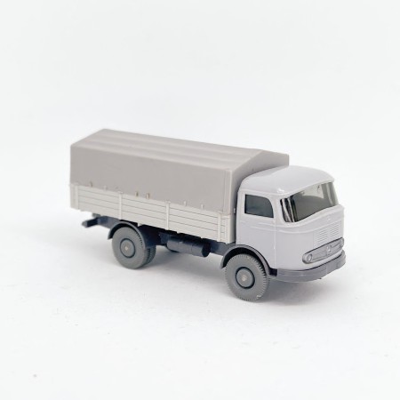 Wiking 614/3H - Grey MB LP 321 Flat bed truck - Retro H0