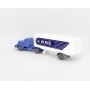 Wiking 193/2DF - Blue truck with white trailer - Retro H0