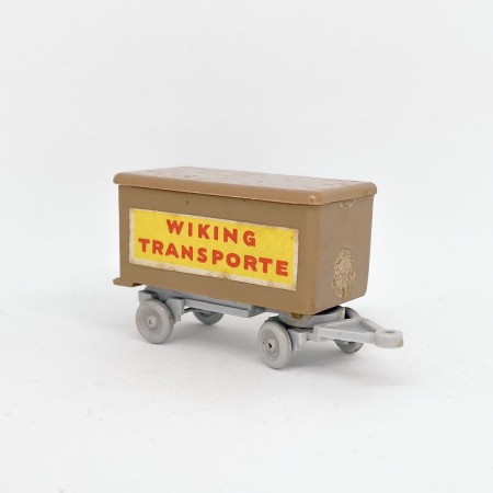 Wiking 547/1? - Ocher brown trailer - Retro H0