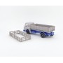 Wiking 626/1B - Grey/blue flat bed truck - Retro H0