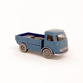 Wiking 991/1 - Blue MB Pullman Heavy duty flat bed truck - Retro H0