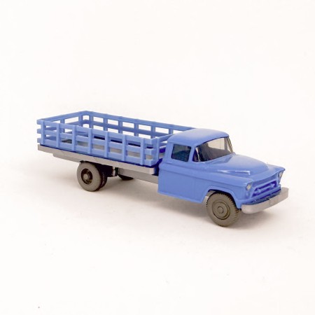 Wiking 623/1B - Blue Chevrolet flat bed truck - Retro H0