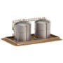 Faller 222131- 2 Oil storage tanks, scale 1:160