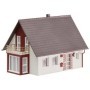 Faller 130318- Detached house, wine-red, scale 1:87