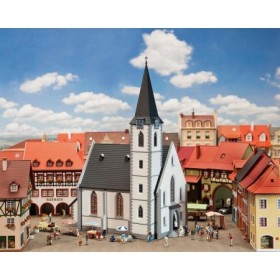 Faller 130490- Village church, scale 1:87