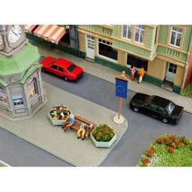 Faller 180537- Set of sidewalk tiles , scale 1:87