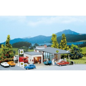 Faller 232219- BP petrol station, scale 1:160