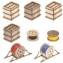 Faller 180617- Transport boxes and cable rolls, scale 1:87