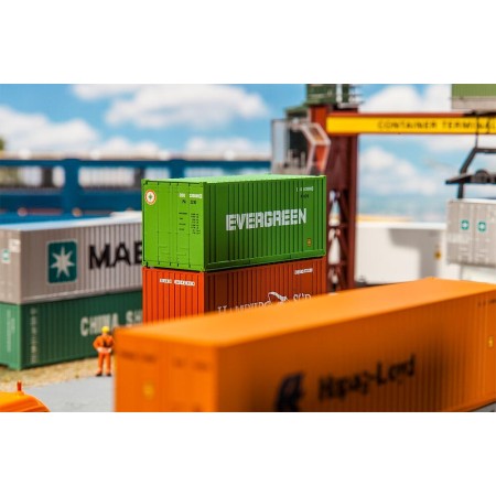 Faller 180821- 20’ Container EVERGREEN, skala 1:87