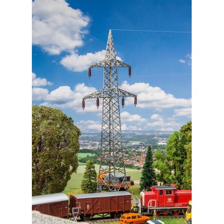 Faller 130898- 2 Electricity pylons (110 kV), scale 1:87