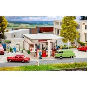 Faller 130590- Bensinstation 50-tal, skala 1:87