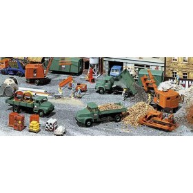 Faller 130984- Byggnadsarbete -set, skala  1:87