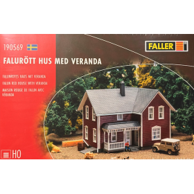 Faller 190569- Red hous with porch, scale H0