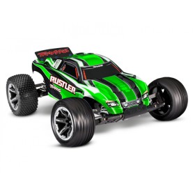 Traxxas 1/10 Rustler 2WD RC (med batteri/laddare)