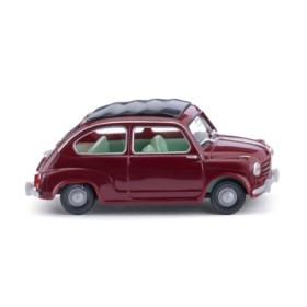 Fiat 600, ine Red - Wiking (H0)