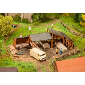 Faller 232373- Timber storage sheds, skala 1:160