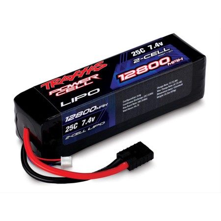 Batteri LiPo 2-cell - 7.4 V 12800 mAh 25C (2875)