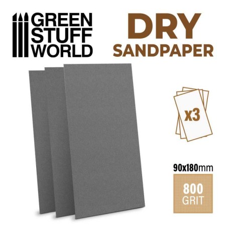 GSW Dry Sandpaper (800 grit)