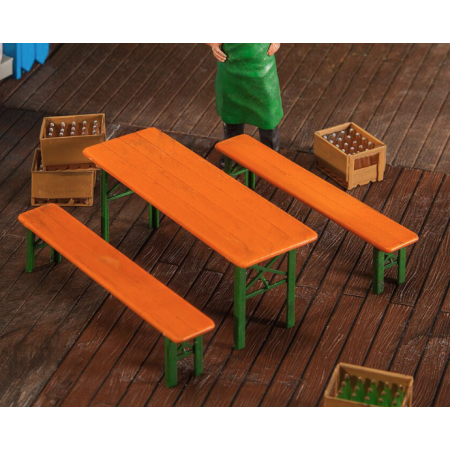 POLA 333222- Table with benches, Scale 1:22,5