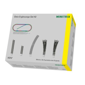 Minitrix 14312, H2 Räls-sats (N)