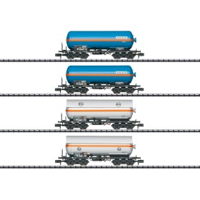 Minitrix 15538, Compressed Gas Tank Car Set (N)