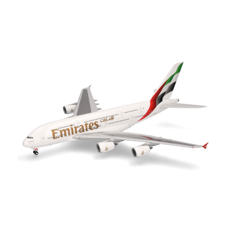 Emirates Airbus A380- Nya målningen