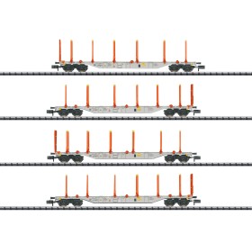 Minitrix 18710, Type Sgns KLV Flat Car Set (N)