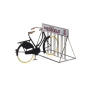 Bicycle with bicycle rack