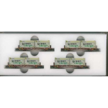 Green Cargo car set (z)