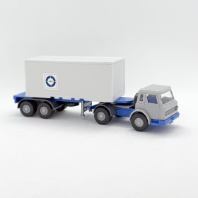 Wiking 881/2B - International Loadstar Container-semi-truck-trailer - Retro H0