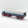 Wiking 731/1 - Red/Blue Henschel HS 14 Semi-trailer-truck - Retro H0