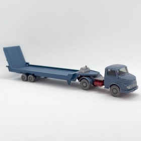 Wiking 721/2C - Grey-blue MB 1413 vehicle transport - Retro H0