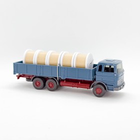 Wiking 638/1C - Blue MB 1620 Flat bed truck - Retro H0