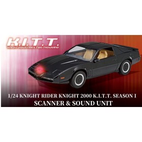 Knight Rider K.I.T.T. Season one + sound/light, byggsats skala 1:24