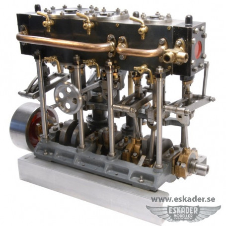 Steam engine, tripple expansion